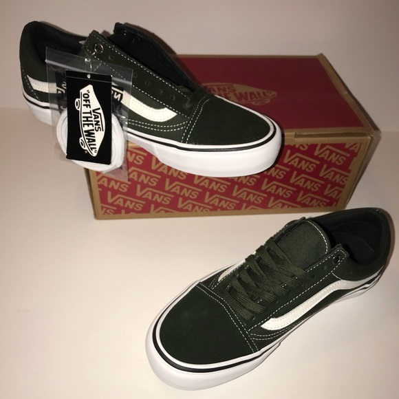 vans dark green old skool